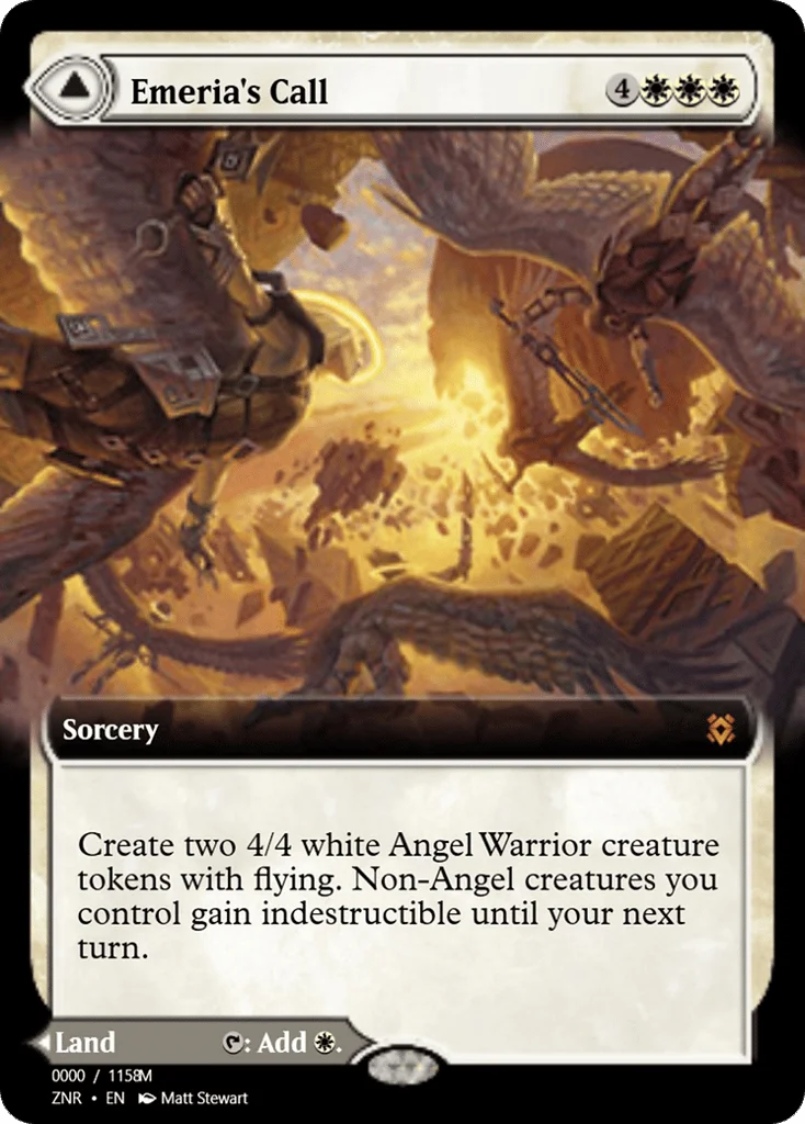 Emeria's Call // Emeria, Shattered Skyclave · Magic Online Promos