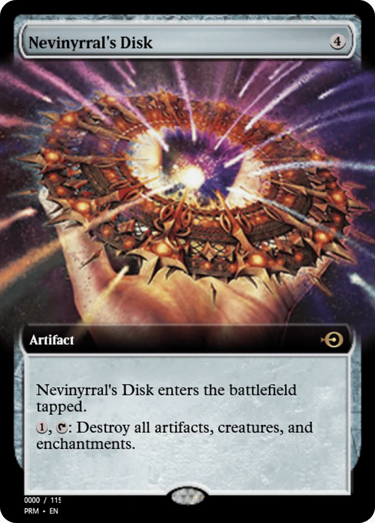 Nevinyrral's Disk · Magic Online Promos