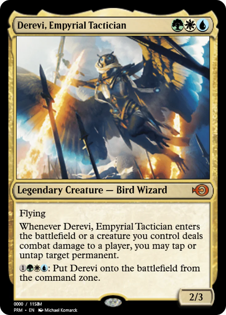 Derevi, Empyrial Tactician · Magic Online Promos