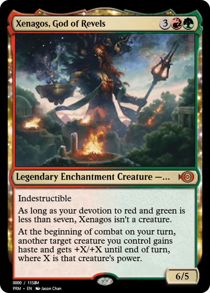 Xenagos, God of Revels · Magic Online Promos