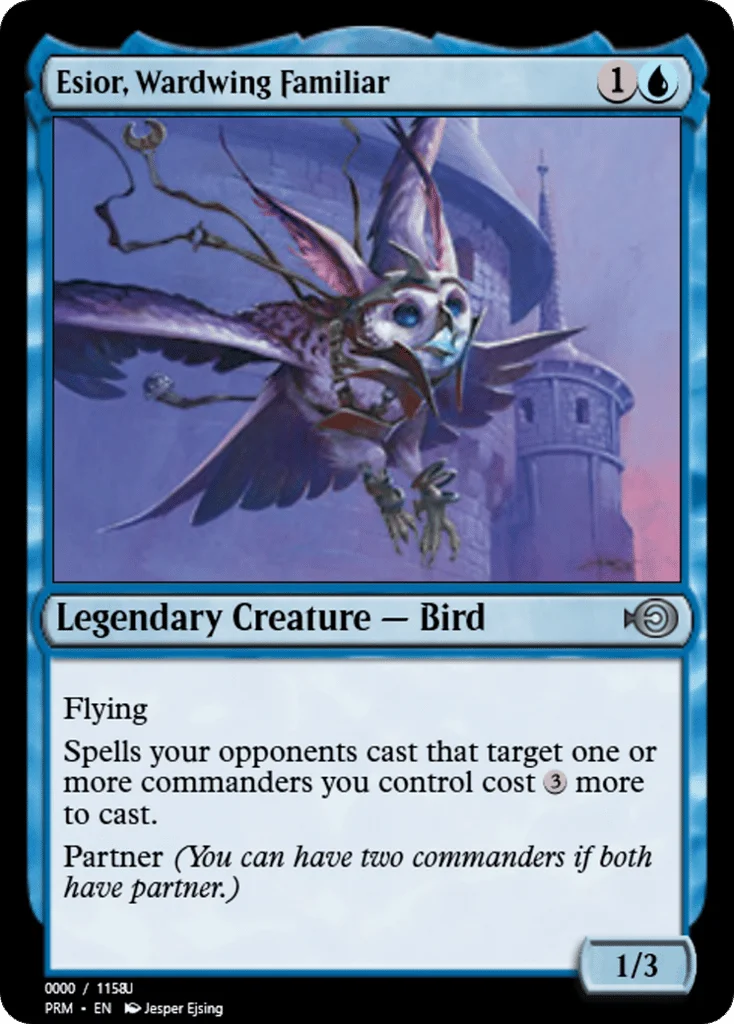 Esior, Wardwing Familiar · Magic Online Promos
