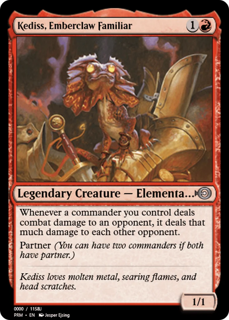 Kediss, Emberclaw Familiar · Magic Online Promos