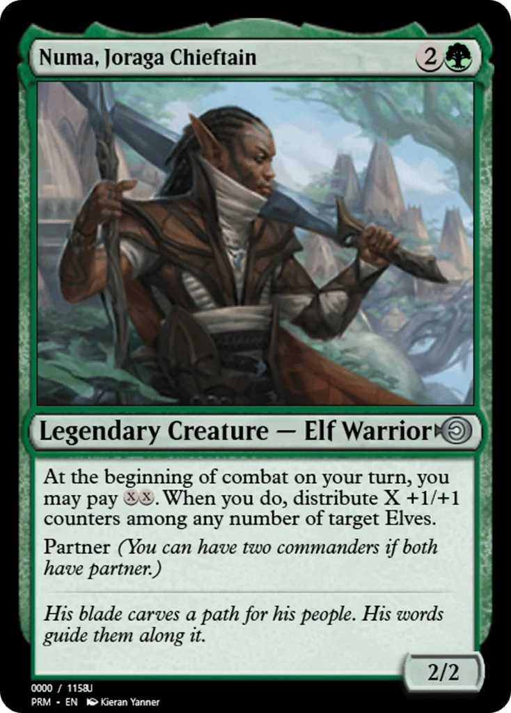 Numa, Joraga Chieftain · Magic Online Promos