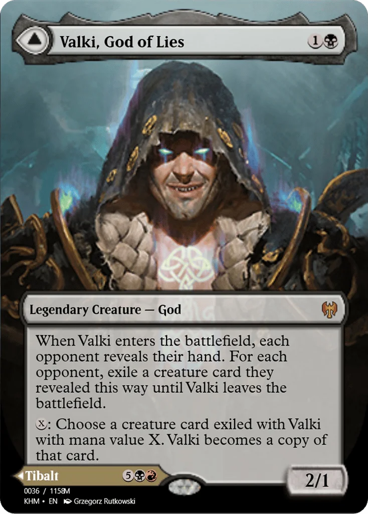 Valki, God of Lies // Tibalt, Cosmic Impostor · Magic Online Promos