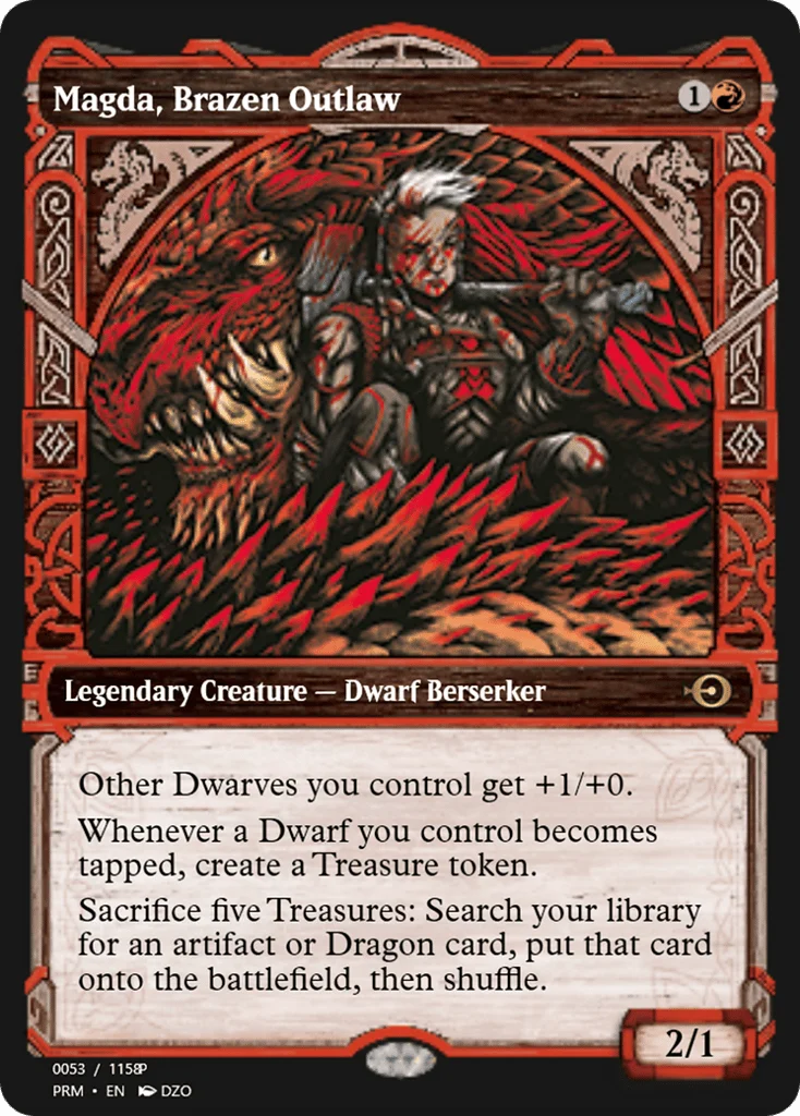 Magda, Brazen Outlaw · Magic Online Promos
