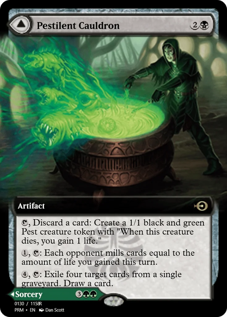 Pestilent Cauldron // Restorative Burst · Magic Online Promos