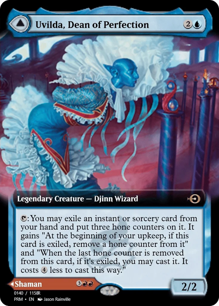 Uvilda, Dean of Perfection // Nassari, Dean of Expression · Magic Online Promos