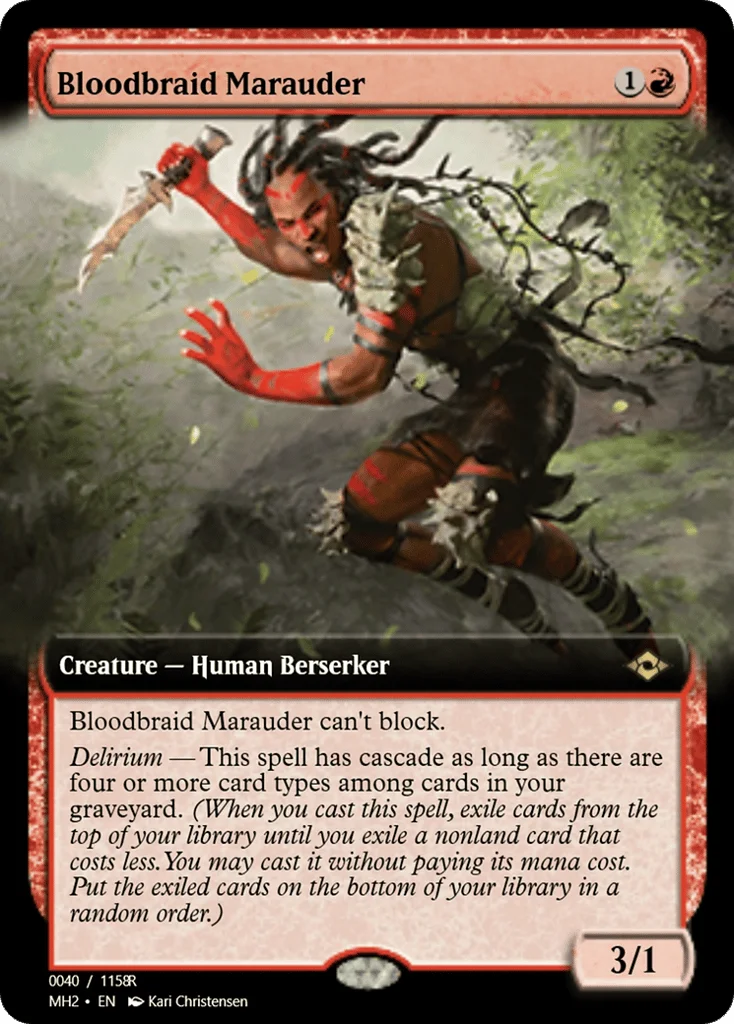 Bloodbraid Marauder · Magic Online Promos