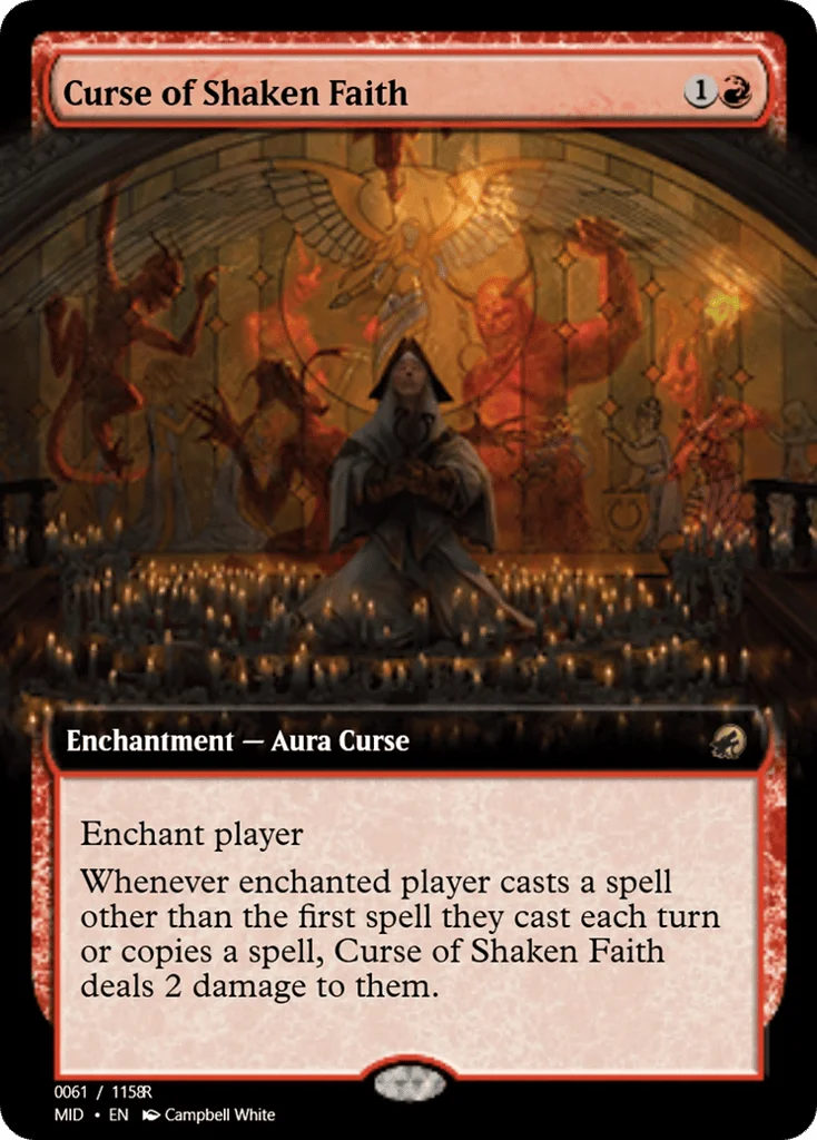 Curse of Shaken Faith · Magic Online Promos