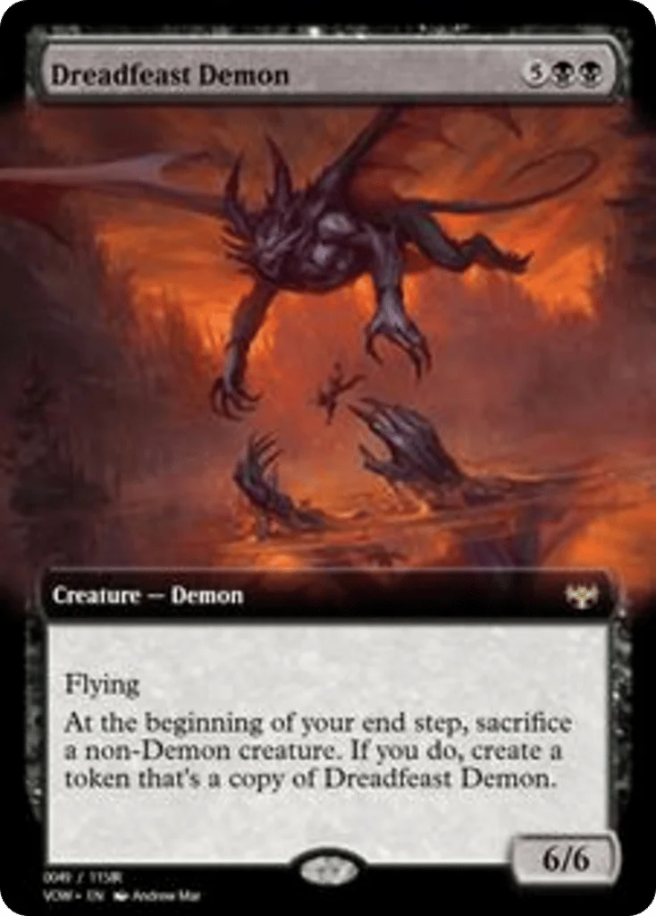 Dreadfeast Demon · Magic Online Promos