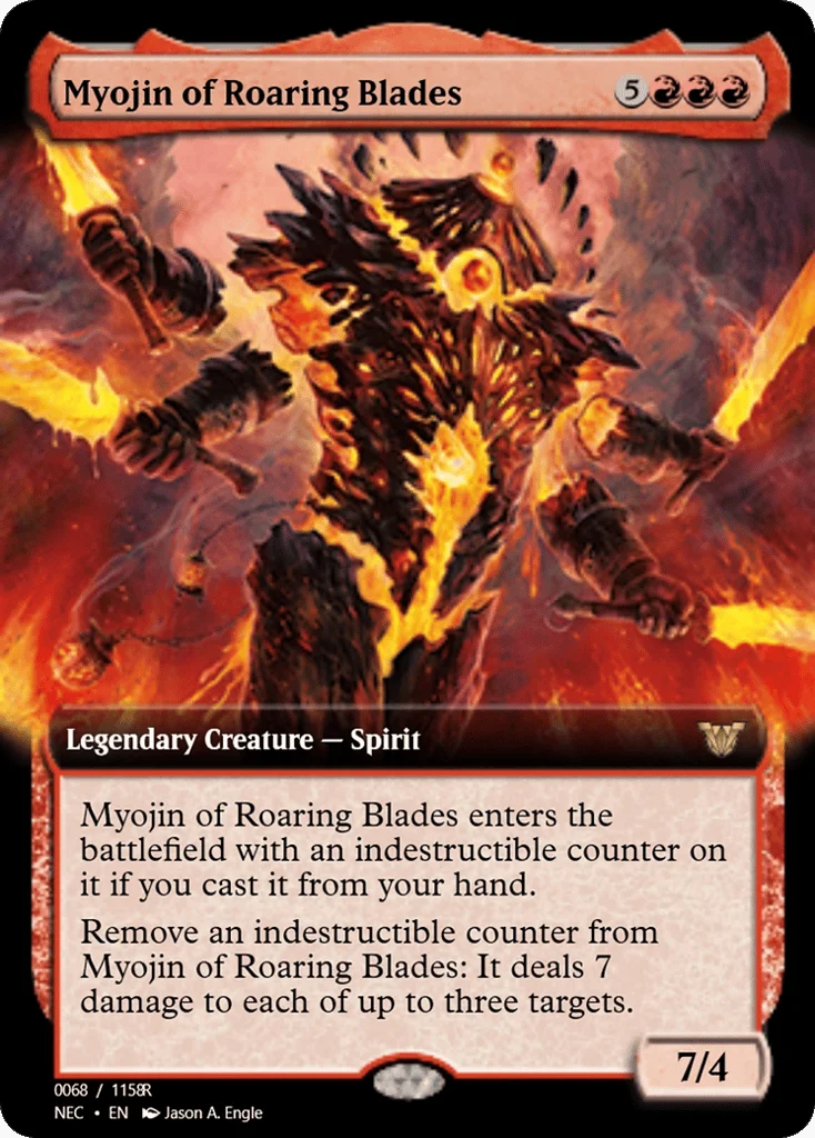 Myojin of Roaring Blades · Magic Online Promos