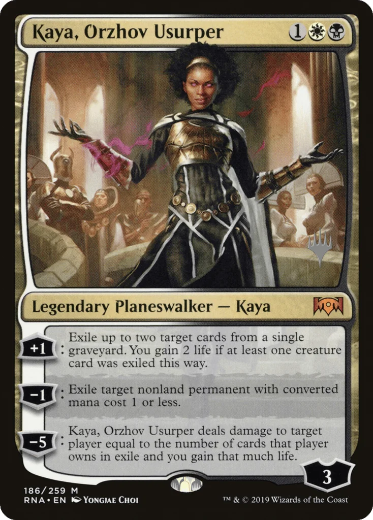Kaya, Orzhov Usurper · Ravnica Allegiance Promos