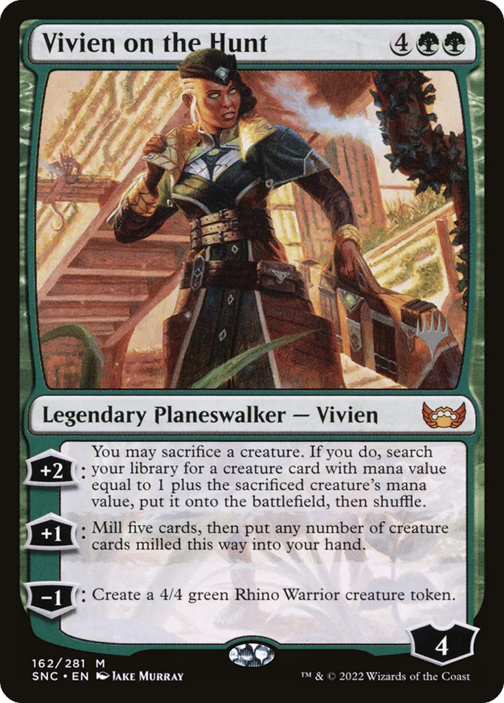 Vivien on the Hunt · Streets of New Capenna Promos