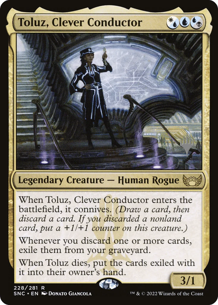 Toluz, Clever Conductor · Streets of New Capenna Promos