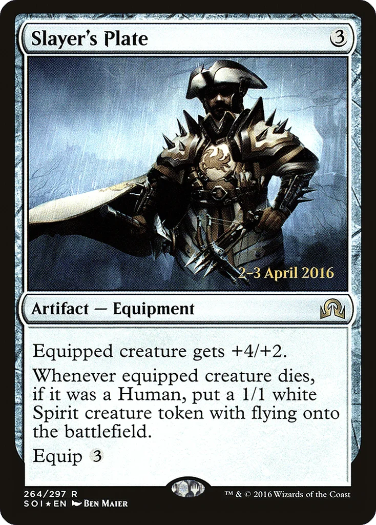 Slayer's Plate · Shadows over Innistrad Promos