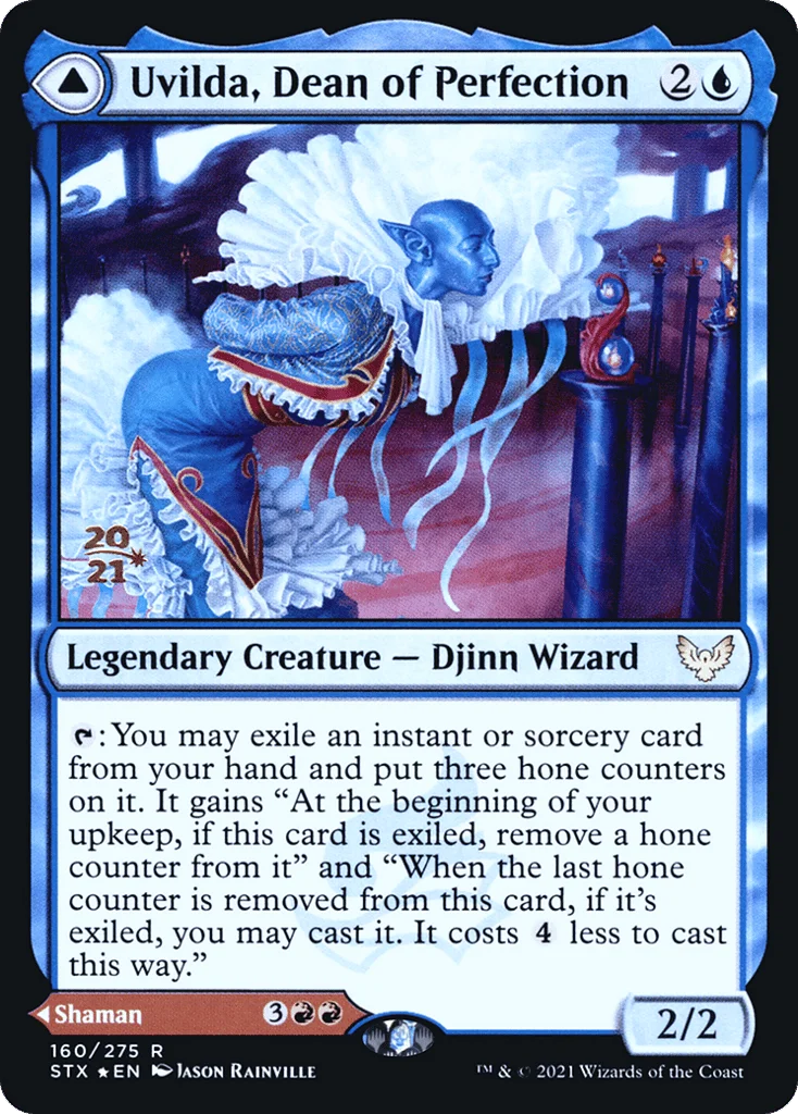 Uvilda, Dean of Perfection // Nassari, Dean of Expression · Strixhaven: School of Mages Promos
