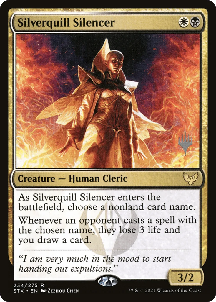 Silverquill Silencer · Strixhaven: School of Mages Promos