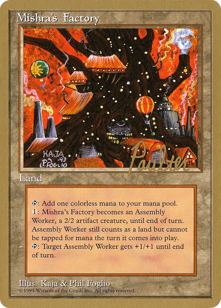 Mishra's Factory · Pro Tour Collector Set