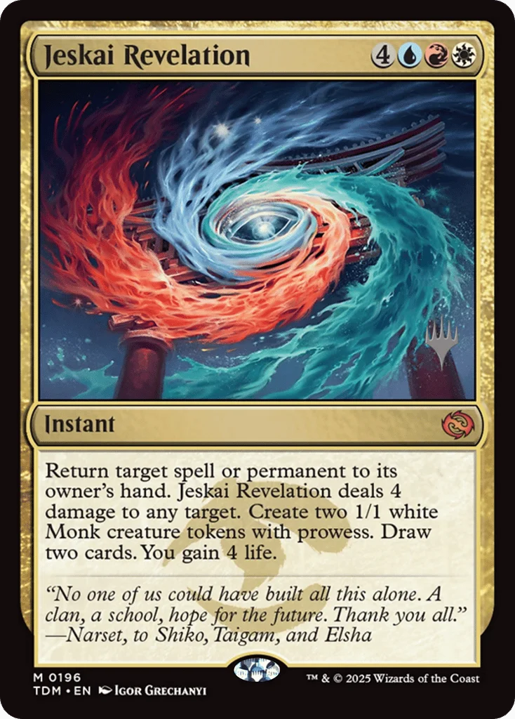 Jeskai Revelation · Tarkir: Dragonstorm Promos