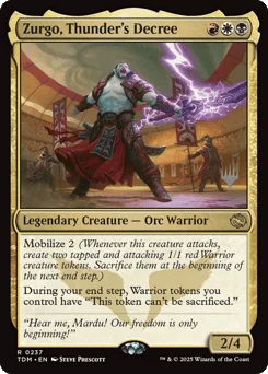 Zurgo, Thunder's Decree