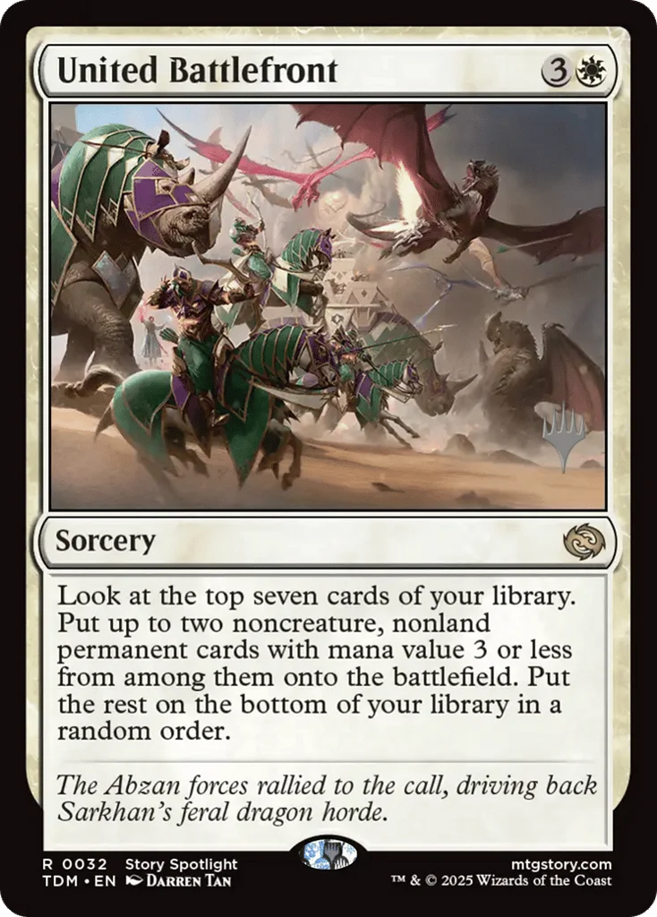 United Battlefront · Tarkir: Dragonstorm Promos