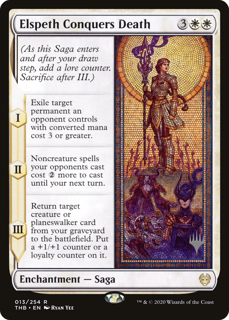 Elspeth Conquers Death · Theros Beyond Death Promos