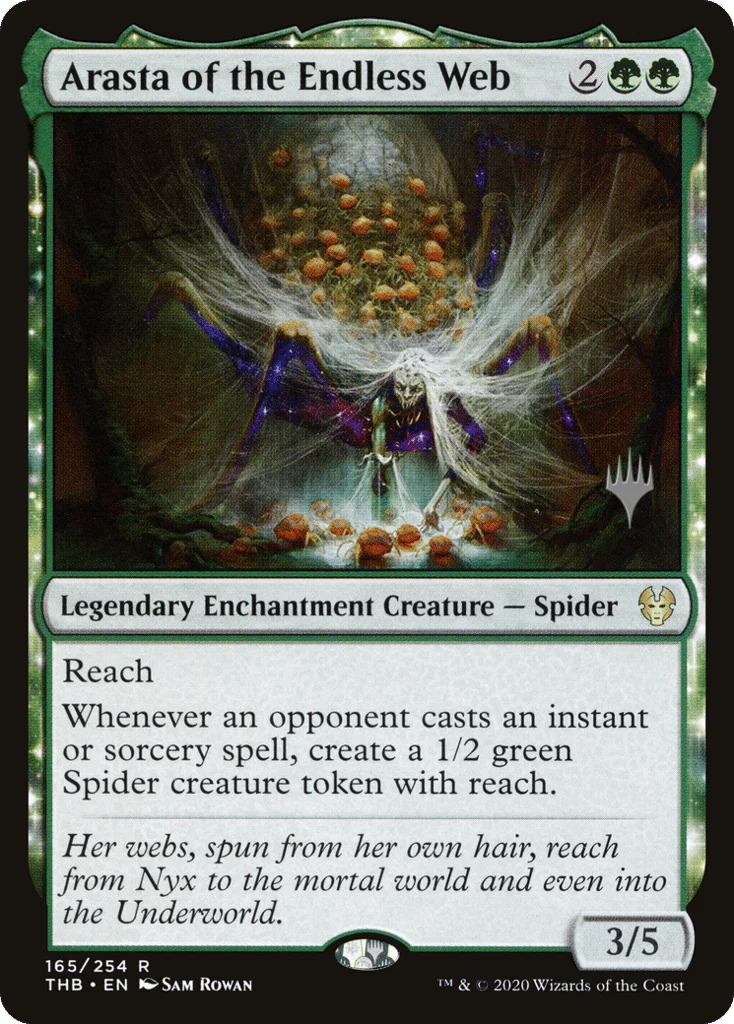 Arasta of the Endless Web · Theros Beyond Death Promos