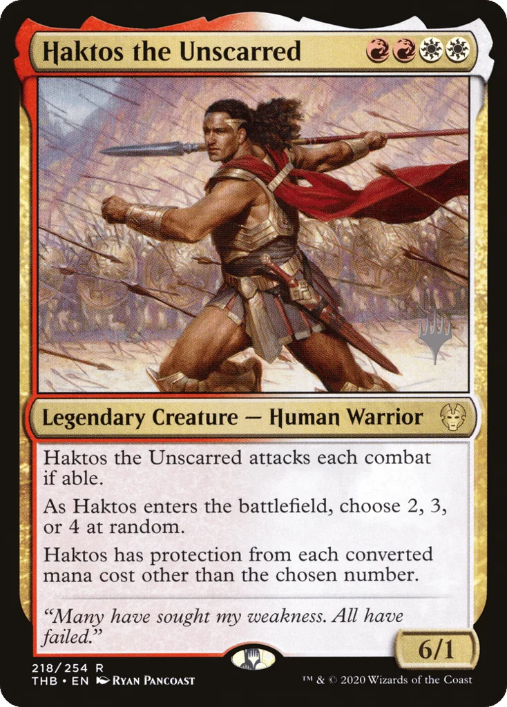 Haktos the Unscarred · Theros Beyond Death Promos