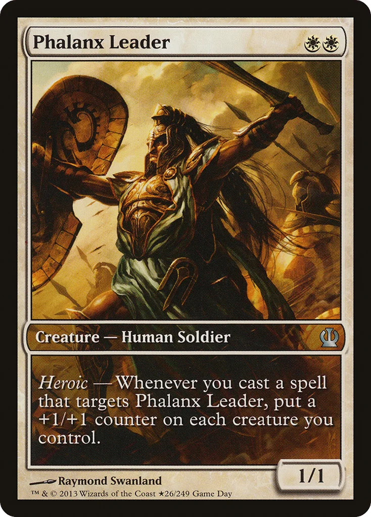 Phalanx Leader · Theros Promos