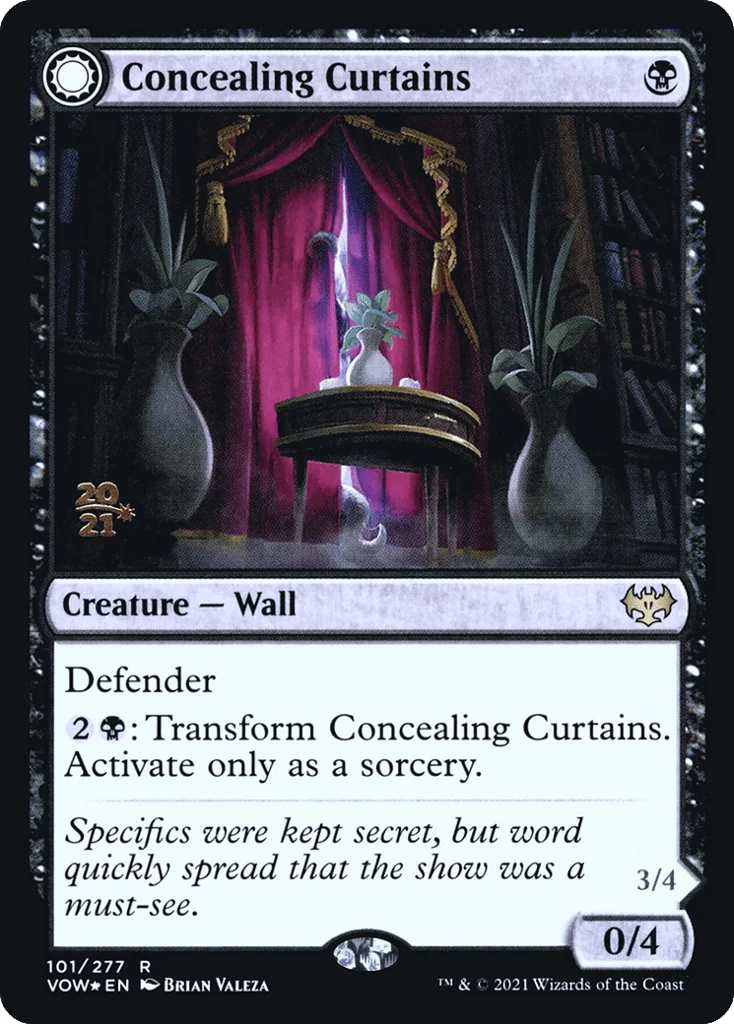 Concealing Curtains // Revealing Eye · Innistrad: Crimson Vow Promos