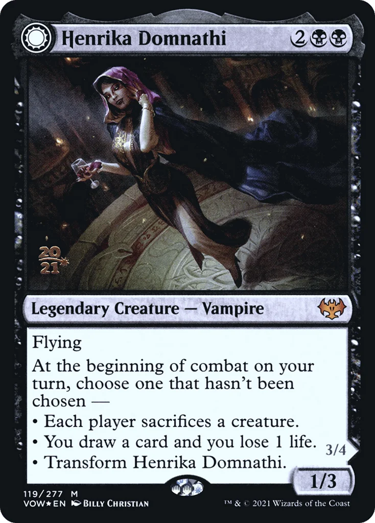 Henrika Domnathi // Henrika, Infernal Seer · Innistrad: Crimson Vow Promos