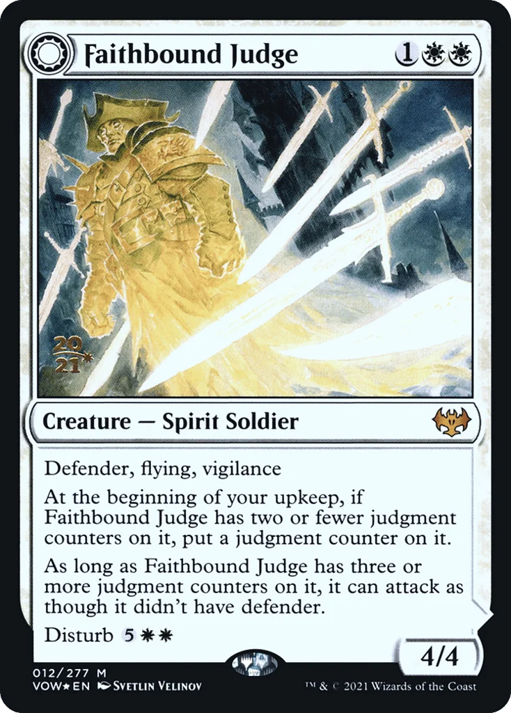 Faithbound Judge // Sinner's Judgment · Innistrad: Crimson Vow Promos