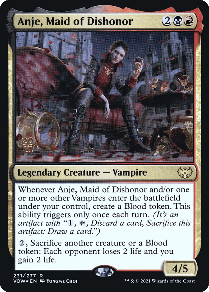 Anje, Maid of Dishonor · Innistrad: Crimson Vow Promos