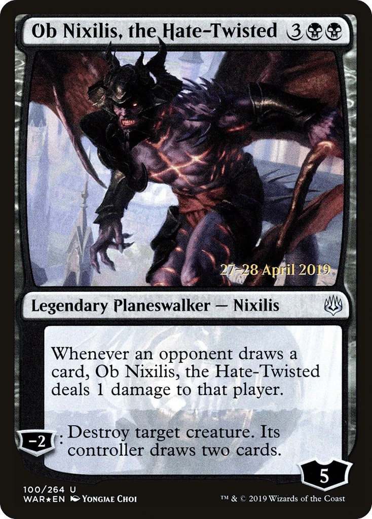 Ob Nixilis, the Hate-Twisted · War of the Spark Promos