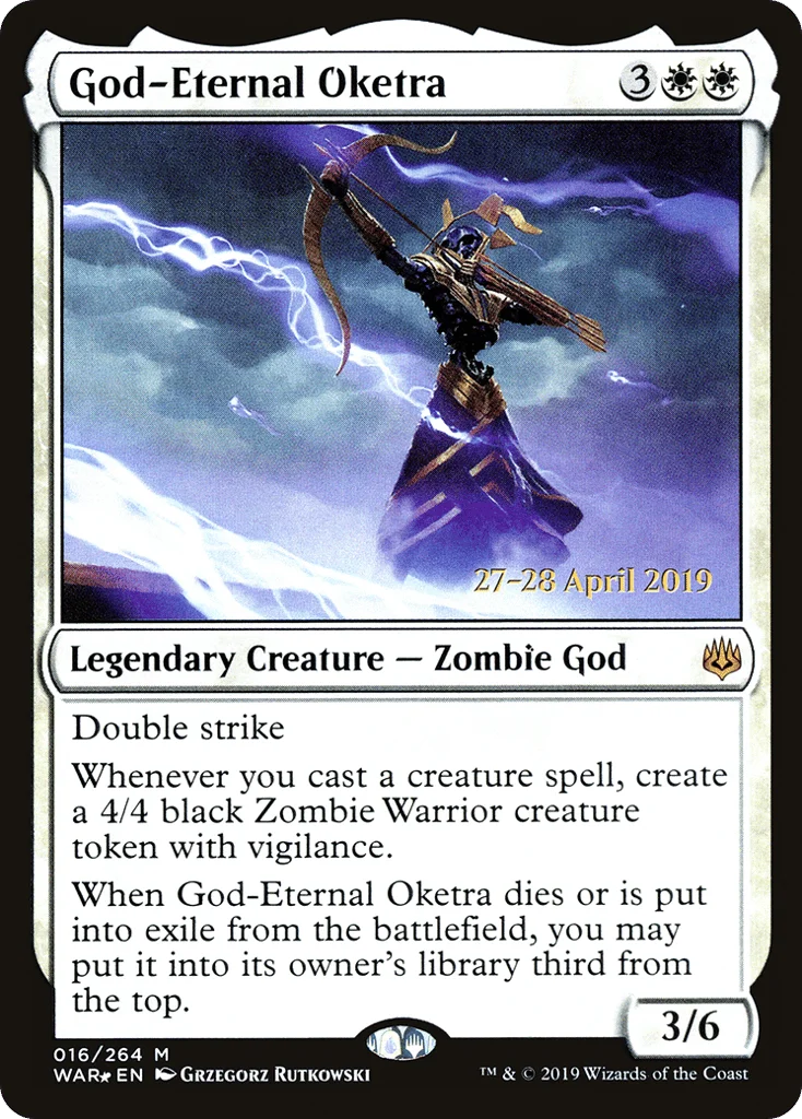 God-Eternal Oketra · War of the Spark Promos