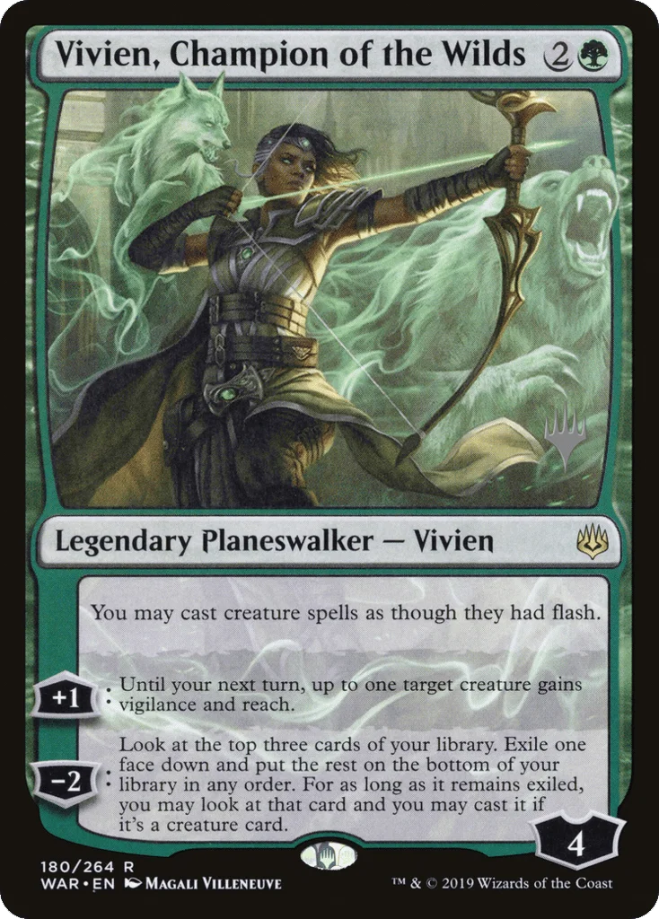 Vivien, Champion of the Wilds · War of the Spark Promos