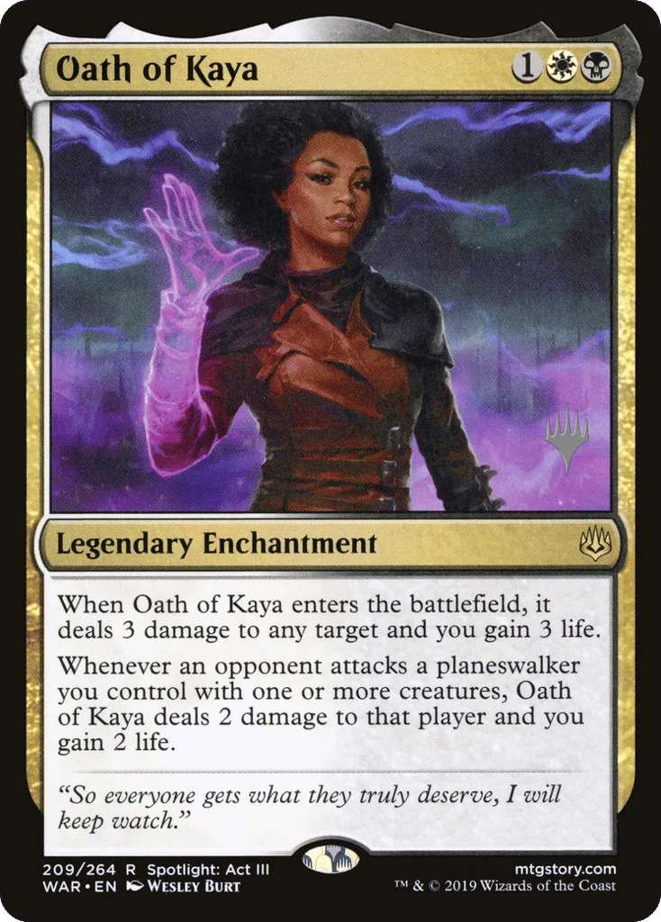 Oath of Kaya · War of the Spark Promos