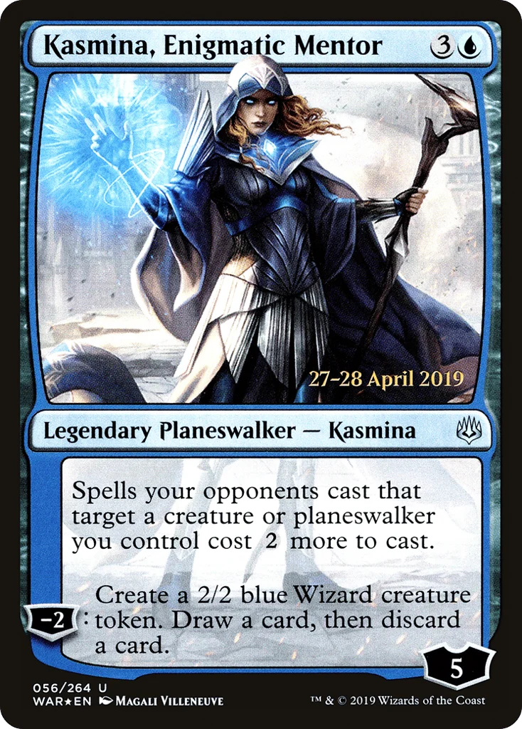 Kasmina, Enigmatic Mentor · War of the Spark Promos