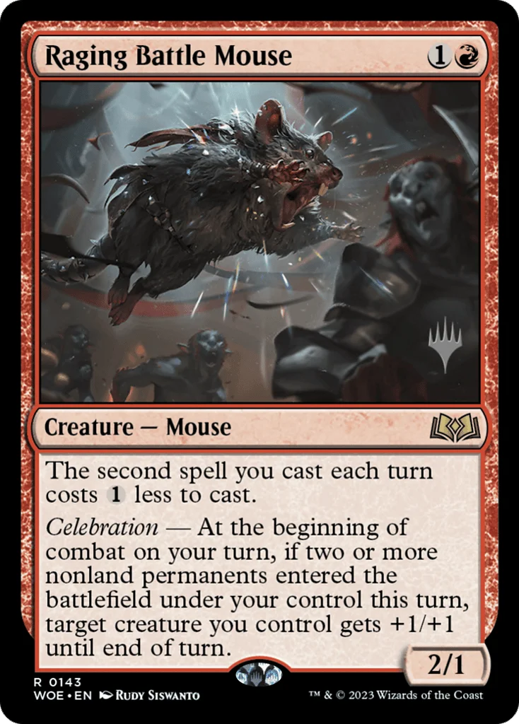 Raging Battle Mouse · Wilds of Eldraine Promos