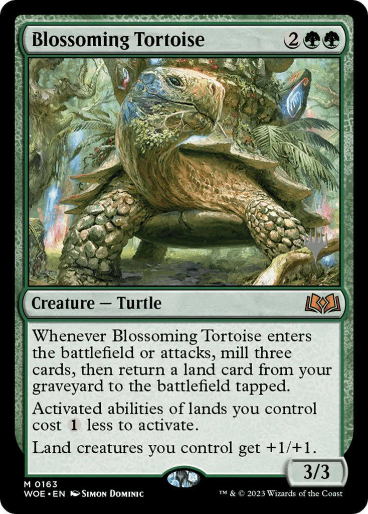 Blossoming Tortoise · Wilds of Eldraine Promos