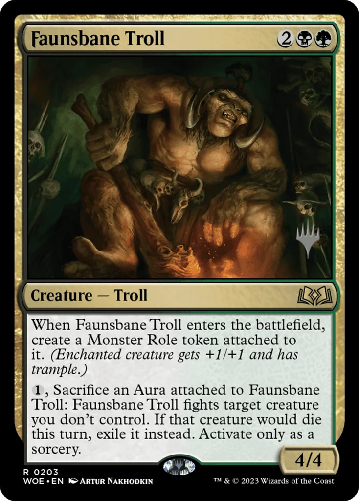 Faunsbane Troll · Wilds of Eldraine Promos