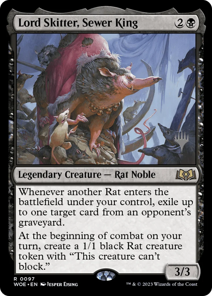 Lord Skitter, Sewer King · Wilds of Eldraine Promos
