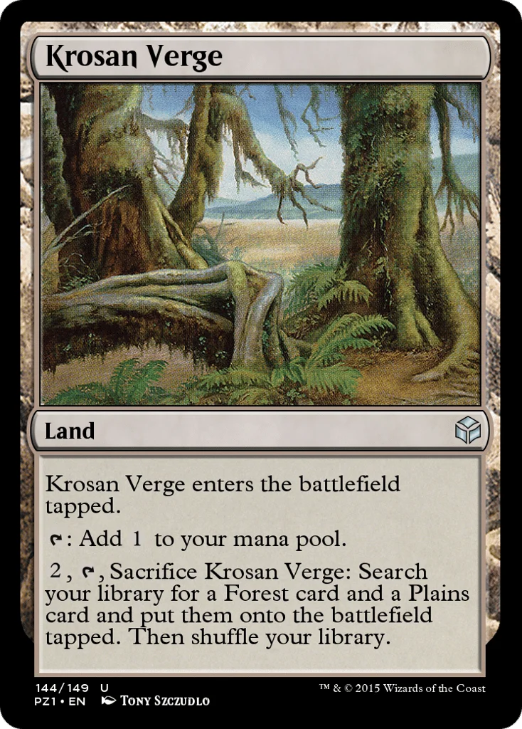 Krosan Verge · Legendary Cube Prize Pack
