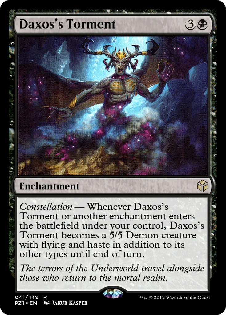 Daxos's Torment · Legendary Cube Prize Pack