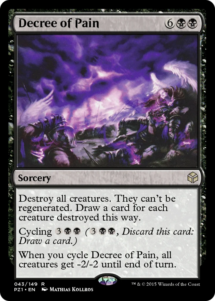 Decree of Pain · Legendary Cube Prize Pack