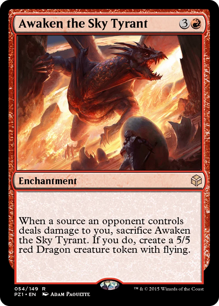 Awaken the Sky Tyrant · Legendary Cube Prize Pack