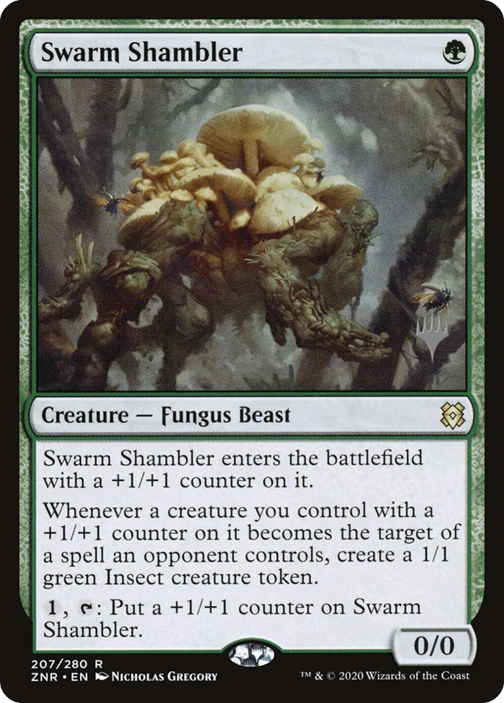 Swarm Shambler · Zendikar Rising Promos