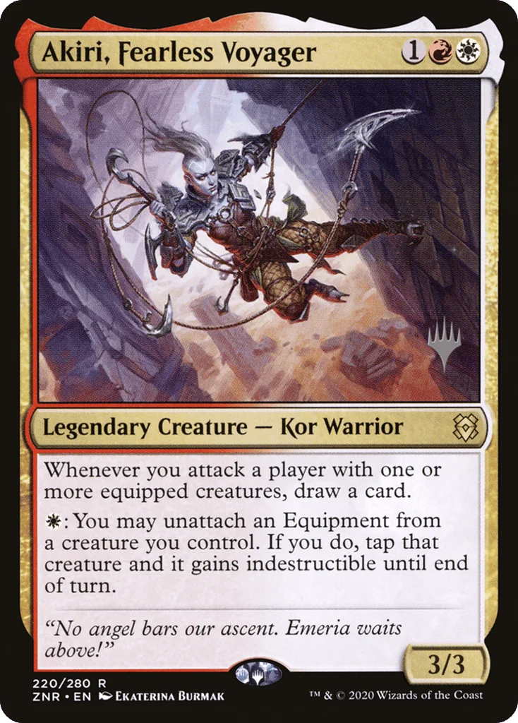 Akiri, Fearless Voyager · Zendikar Rising Promos