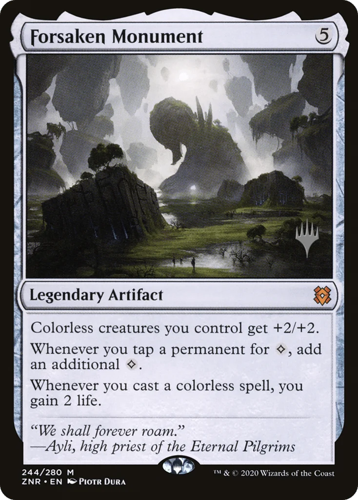 Forsaken Monument · Zendikar Rising Promos