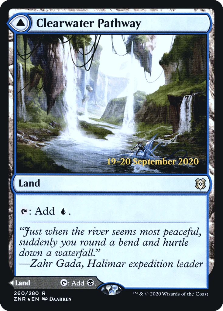 Clearwater Pathway // Murkwater Pathway · Zendikar Rising Promos